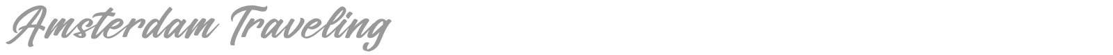 Amsterdam Traveling font preview